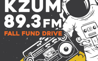 KZUM Fund Drive Poster