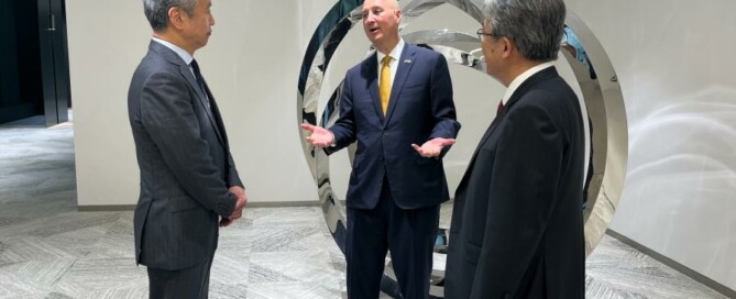 Governor Ricketts on trade mission to Japan.