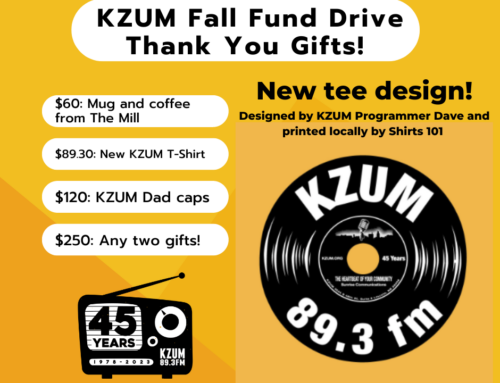 KZUM Fall Fund Drive; September 8-14