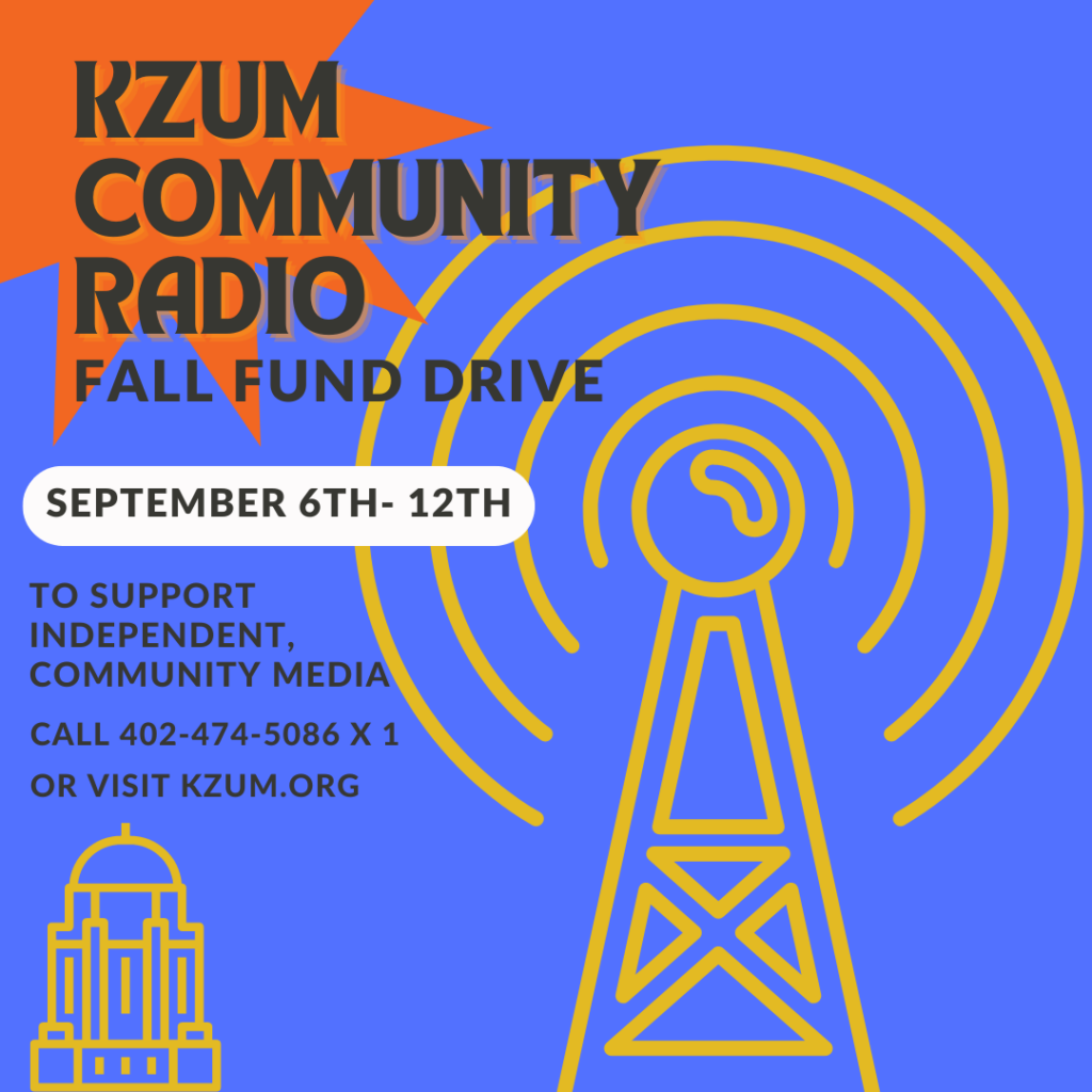 KZUM Fall Fund Drive: September 6 through September 12.