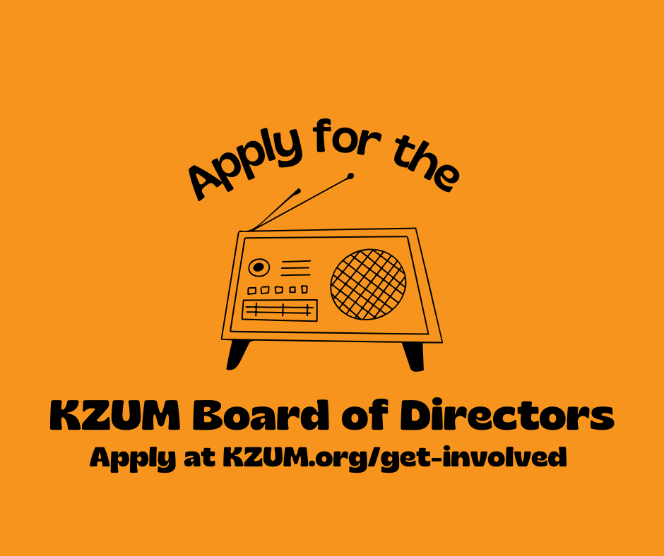 KZUM Seeking new members for our Board of Directors - KZUM